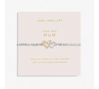 Joma Jewellery Forever Yours Love You Mum Silver Gold Plated Bracelet 7477 - - Brass / Gold Plated / Silver Plated