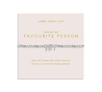 Joma Jewellery FOREVER YOURS YOU'RE MY FAVOURITE PERSON Silver Plated Bracelet 17.5cm stretch