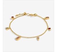Joma Jewellery Gem Glow Multi Gem Gold Plated 19cm Adjustable Bracelet 7179