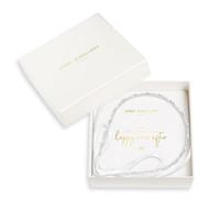 Joma Jewellery Happy Ever After Hair Accessories Silver Zirconia Leaf Hair - Brass / Silver Plated