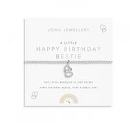 Joma Jewellery Kids A Little 'Happy Birthday Bestie' Bracelet 15.5cm Stretch