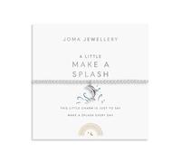 Joma Jewellery KIDS' A LITTLE MAKE A SPLASH Silver Plated Bracelet 15.5cm stretch