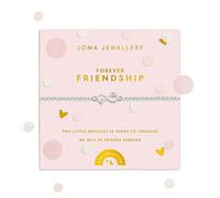 Joma Jewellery Kids' Confetti A Little 'Forever Friendship' Silver Tone Bracelet 15.5cm Stretch