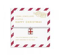Joma Jewellery Kids Christmas Love From Santa 'Happy Christmas' Bracelet 15.5cm Stretch