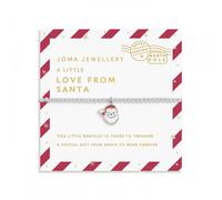 Joma Jewellery Kids Christmas Love From Santa 'Love From Santa' Bracelet 15.5cm Stretch