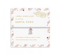Joma Jewellery Kids Christmas Love From Santa 'Santa Paws' Bracelet 15.5cm Stretch