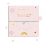 Joma Jewellery Kids Confetti A Little 'Hooray It's Your Birthday' Bracelet 15.5cm Stretch