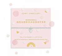 Joma Jewellery Kids Confetti A Little 'Wonderful Granddaughter' Bracelet 15.5cm Stretch