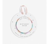 Joma Jewellery Kids Silver Plated Birthday Wish Bracelet - Brass / Silver Plated