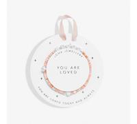 Joma Jewellery Kids Happy Little Moments 'You Are Loved' Bracelet 15.5cm Stretch