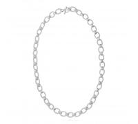 Joma Jewellery Kismet Chains Rope Link Chain Necklace 4816 - Timeless Design | - Silver Plated / Brass