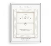 Joma Jewellery Lab Grown Diamonds 'Happy Birthday' Bracelet 17.5cm Stretch
