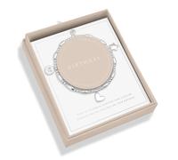 Joma Jewellery Lifes A Charm Birthday Silver Plated Bracelet 7853 - Polished - Brass / Silver Plated