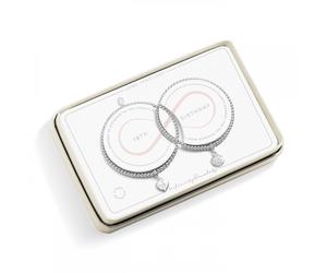 Joma Jewellery Linked Infinity '18th Birthday' Bracelets 17.5cm Stretch
