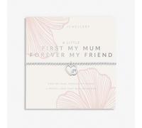 Joma Jewellery Mother's Day A Little First My Mum Forever My Friend Bracelet - Brass Plated / Silver Plated