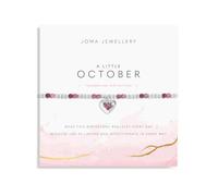 Joma Jewellery October Tourmaline A Little Birthstone Beaded Stretch Bracelet
