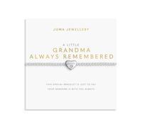 Joma Jewellery REMEMBRANCE A LITTLE GRANDMA Silver Plated Bracelet 17.5cm stretch