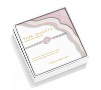 Joma Jewellery Serenity Stones Pink Quartz Bracelet 17.5cm Stretch