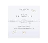 Joma Jewellery Silver Plated Beaded Bracelet A Little FRIENDSHIP + Gift Bag 1926