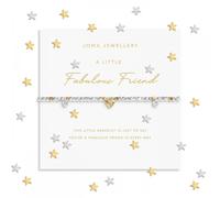 Joma Jewellery Sparkle Confetti A Little 'Fabulous Friend' Two Tone Bracelet 17.5cm Stretch