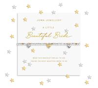 Joma Jewellery SPARKLE CONFETTI A LITTLE BEAUTIFUL BRIDE Silver & Gold Plated Bracelet 17.5cm stretch