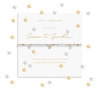 Joma Jewellery SPARKLE CONFETTI A LITTLE SEASON TO SPARKLE Silver & Gold Plated Bracelet 17.5cm stretch
