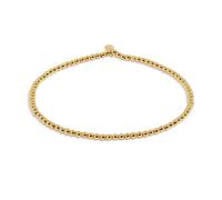 Joma Jewellery Stacking Bracelets 2.5mm Gold Tone Beaded Bracelet 17.5cm Stretch
