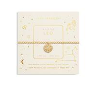 Joma Jewellery STAR SIGN A LITTLE LEO Gold Plated Bracelet in 17.5 cm stretch
