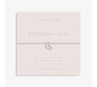 Joma Jewellery Sterling Silver 'Birthday Girl' Bracelet