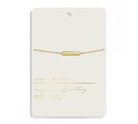 Joma Jewellery Style Stories Bar Gold Tone Bracelet 18cm + 3cm
