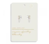 Joma Jewellery Style Stories Pearl Drop Earrings 0.4 x 2.2cm
