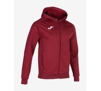 Joma Menfis Full Zip Hooded Sweatshirt Maroon - L