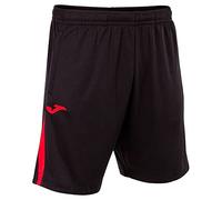 Joma Men's Bermuda Man Championship VII Shorts, Black/red, M