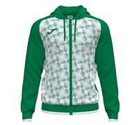 Joma Men's Chaqueta Con Capucha Supernova III Jacket Green/White
