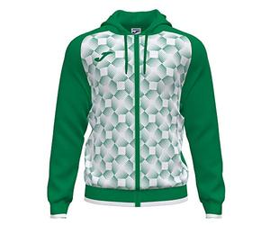 Joma Men's Chaqueta Con Capucha Supernova III Jacket Green/White