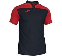 Joma Men's Combi Polo Shirt, mens, 101371.106.M, black/red, M