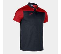 Joma Men's Combi Polo Shirt, mens, 101371.106.M, black/red, M