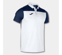 Joma Men's Combi Polo Shirt, mens, 101371.203.L, White/Marine, L