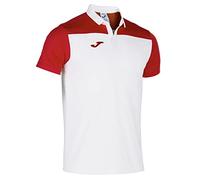 Joma Men's Combi Polo Shirt, mens, 101371.206.M, White/Red, M