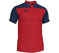 Joma Men's Combi Polo Shirt, mens, 101371.603.M, Red/Navy Blue, M