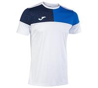 Joma Men's Crew V T-Shirt, Royal White, 2XL