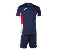 Joma Men's Danube Ii Set, Navy Blue, Red, White, L