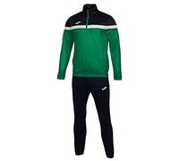 Joma Men's Danube Tracksuit, Green Black, 3XL