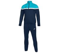 Joma Men's Danube Tracksuit, Neon Turquoise Navy, XL