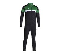 Joma Men's Danubio Tracksuit, Black-Green, M