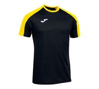 Joma Men's Eco Championship Short Sleeve T-Shirt, Black Yellow, M