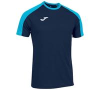 Joma Men's Eco Championship Short Sleeve T-Shirt, Neon Turquoise Navy, XL