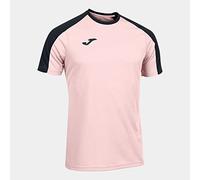 Joma Men's Eco Championship Short Sleeve T-Shirt, Pink/Navy Blue, M