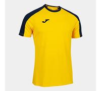 Joma Men's Eco Championship Short Sleeve T-Shirt, Yellow Navy, M