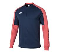 Joma Men's Eco Championship Sweatshirt, Neon Orange Navy, XL